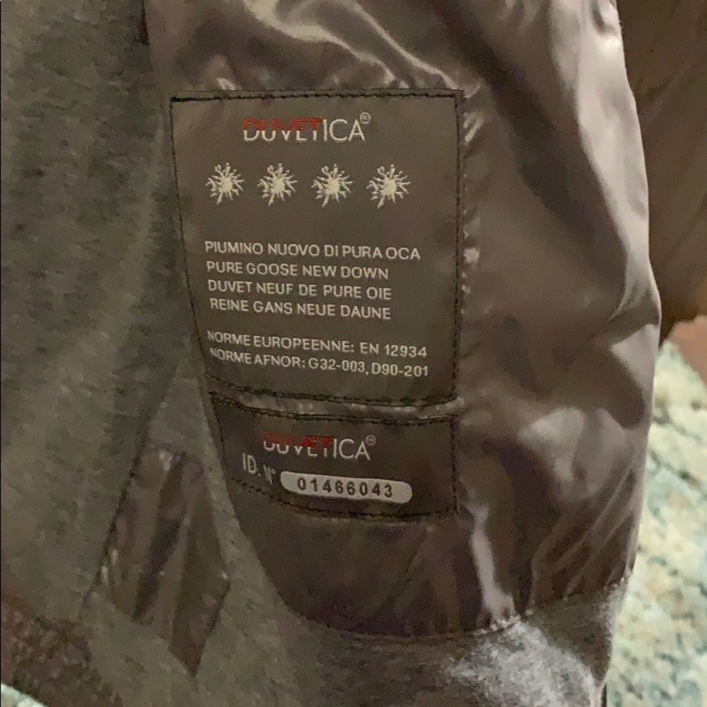 Duvetica men’s down vest size 52